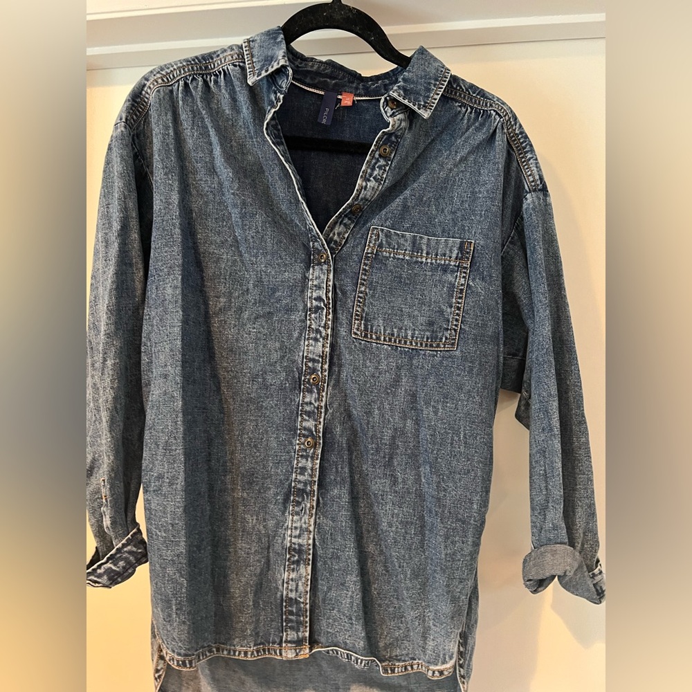 Pilcro Denim button up shirt